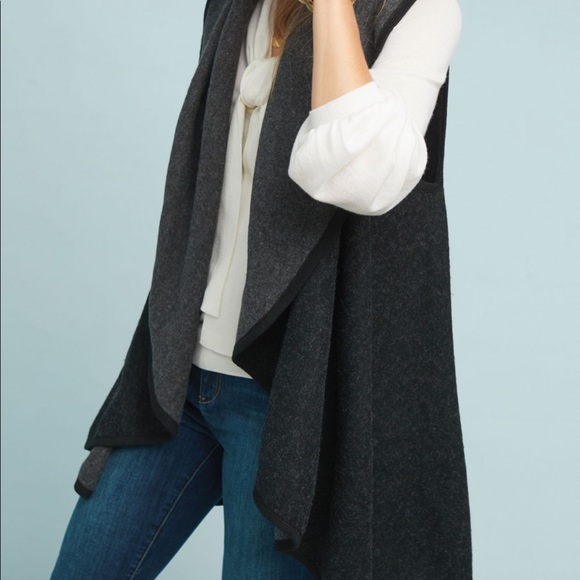 Sold ๐ Samantha Reversible Vest Anthropologie - Picture 2 of 4